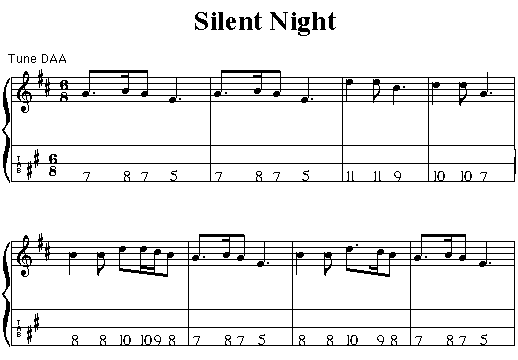 silent night  tabs